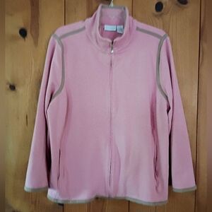 Jaclyn Smith Full Zipper French Terry Jacket